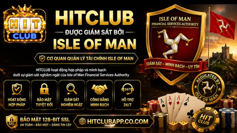Giấy Phép Hoạt Động 2 Giám sát bởi Isle of Man